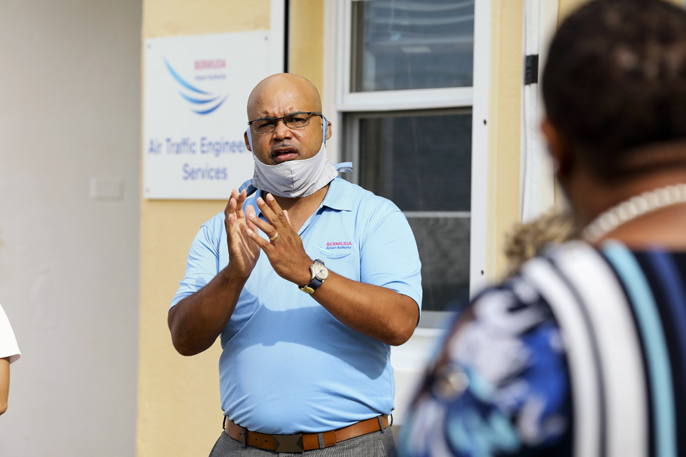 Ministers visit BWS for Operational Update Government of Bermuda